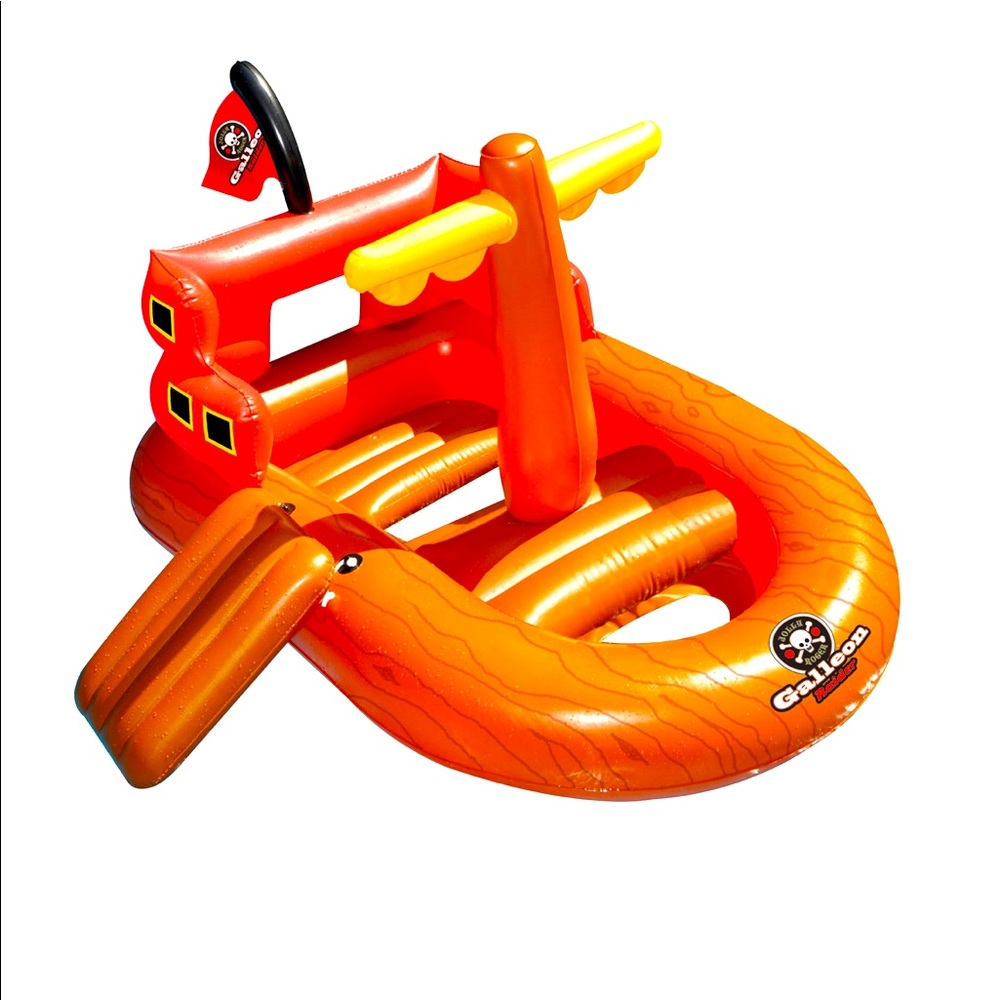 COPY - Brand NEW IN BOX swim line GALLEON RAIDER Water inflatable boat with sli…